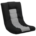 Floor Chair, Folding Floor Sofa with Adjustable Backrest, Wide Seat, Swivel Base, Black