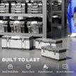 3-Piece Stainless Steel Tool Box Set – 16″/19″/23″ – image 5 of 9