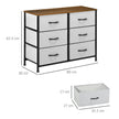 6-drawer fabric chest – image 3