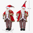 Dimensions of the 120cm singing Santa