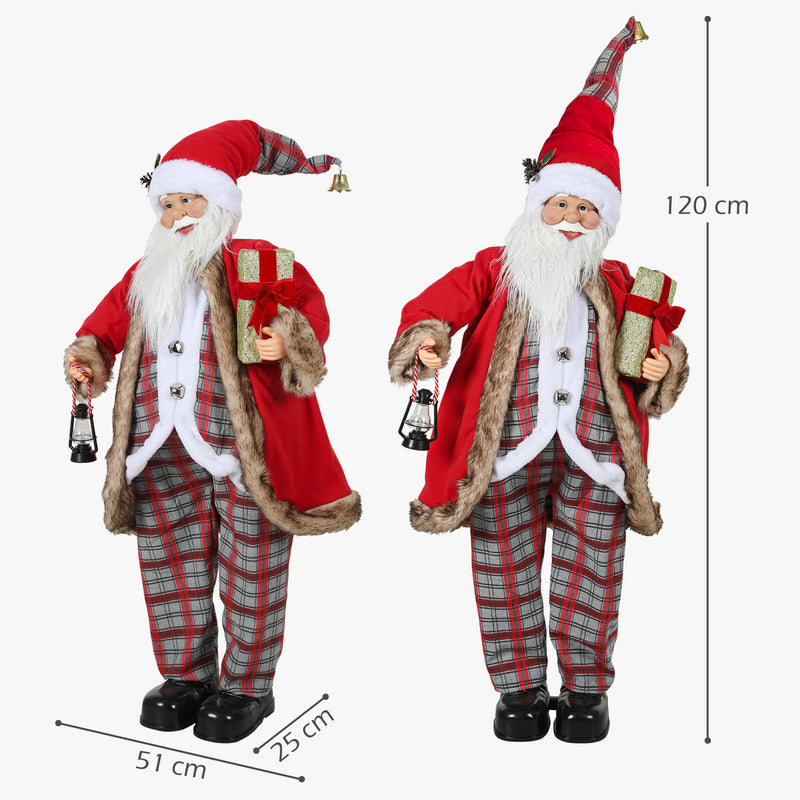 Dimensions of the 120cm singing Santa