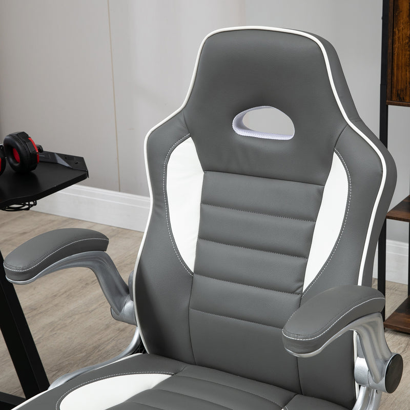 Racing gaming chair with flip-up arms – image 9