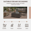 Rattan coffee table – image 6