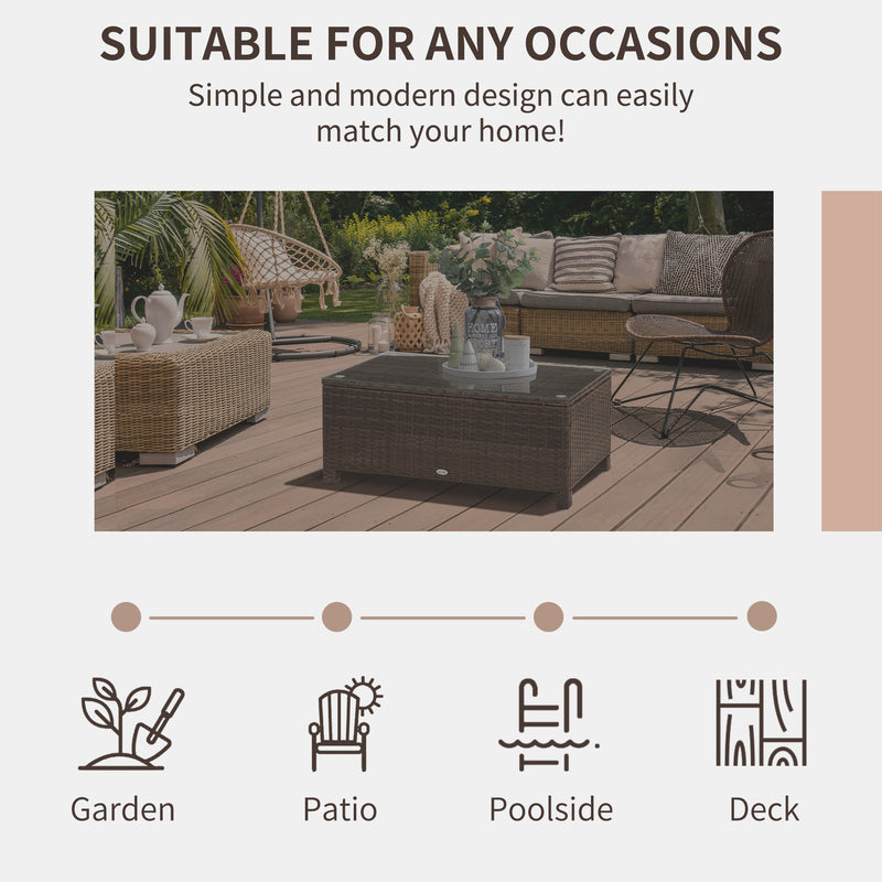 Rattan coffee table – image 6