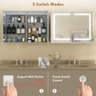 LED mirror bathroom cabinet – image 9