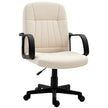 PU leather swivel desk chair – image 10