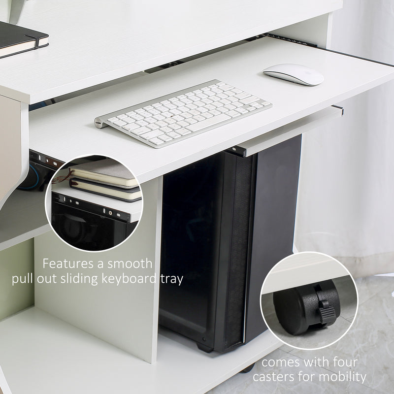 Compact mobile computer desk – image 8