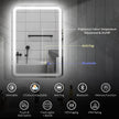 70 x 50 cm Bluetooth LED mirror – image 4