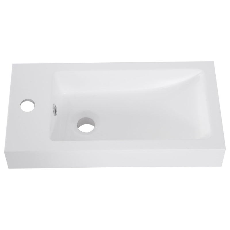 Vanity unit with ceramic basin – image 7