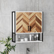 Herringbone wall bathroom cabinet – image 10