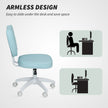 Light blue vanity office chair – image 6
