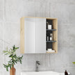 Wood-effect mirror cabinet – image 10