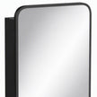 Black compact mirror cabinet – image 10