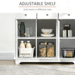 White rubberwood-top sideboard – image 5