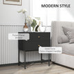 Raised ridged bedside table – image 4