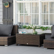 Rattan coffee table – image 9