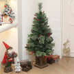 4ft pre-lit Christmas tree with retro base – image 8
