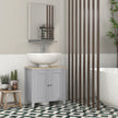 Grey under sink cabinet – image 2