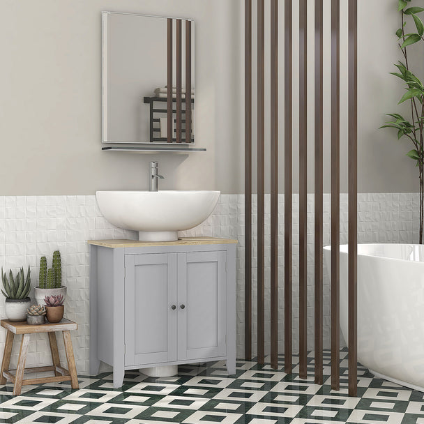 Grey under sink cabinet – image 2