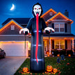 10ft Inflatable Skeleton with LED Lights – image 7 of 9