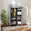 103 cm light grey fabric wardrobe – image 7
