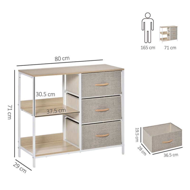 Fabric drawer storage unit – image 3