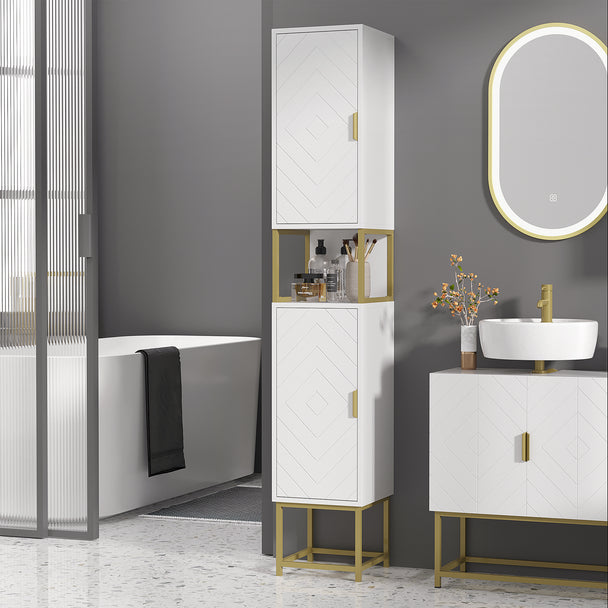 Narrow tall bathroom cabinet – image 2