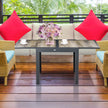 Beige extending garden table – image 10