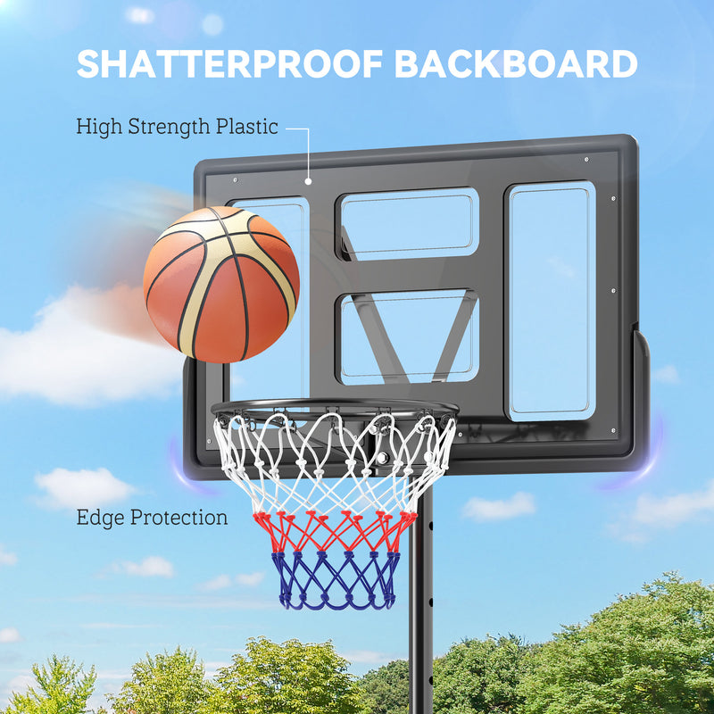 Adjustable basketball hoop with weighted base – image 8