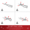 5ft white Christmas tree with decorations – image 6