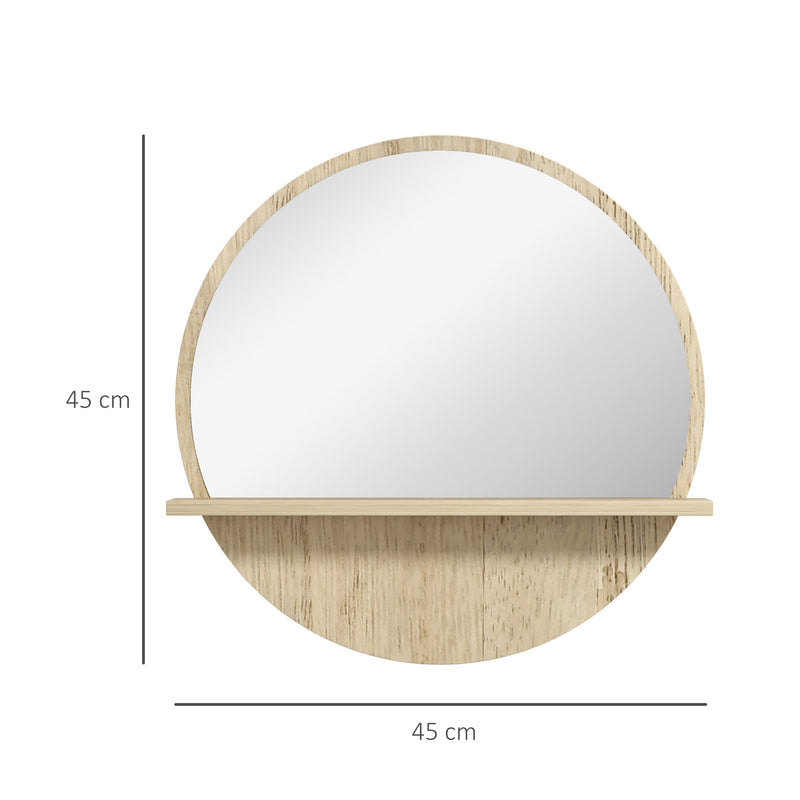 Round mirror with shelf – image 3