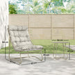 Cushioned texteline bistro set – image 3