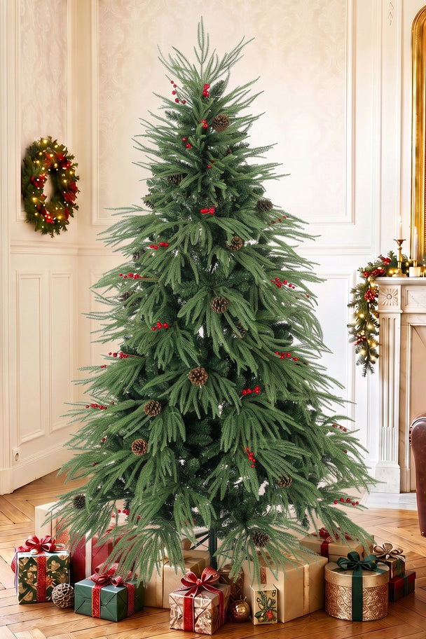 6ft pre-decorated Christmas tree – image 2