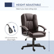 Faux leather mid-back office chair – image 7