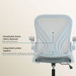 HOMCOM Mesh Office Chair with Foldable Backrest - Light Grey – view 5