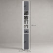 180 cm slim bathroom cabinet – image 3