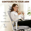 HOMCOM Ergonomic and Adjustable Office Chair - Grey – view 7