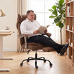 HOMCOM Executive Office Chair, Leathaire Big and Tall Office Chair 180 kg with Wide Seat, Reclining, Lumbar Support – view 8