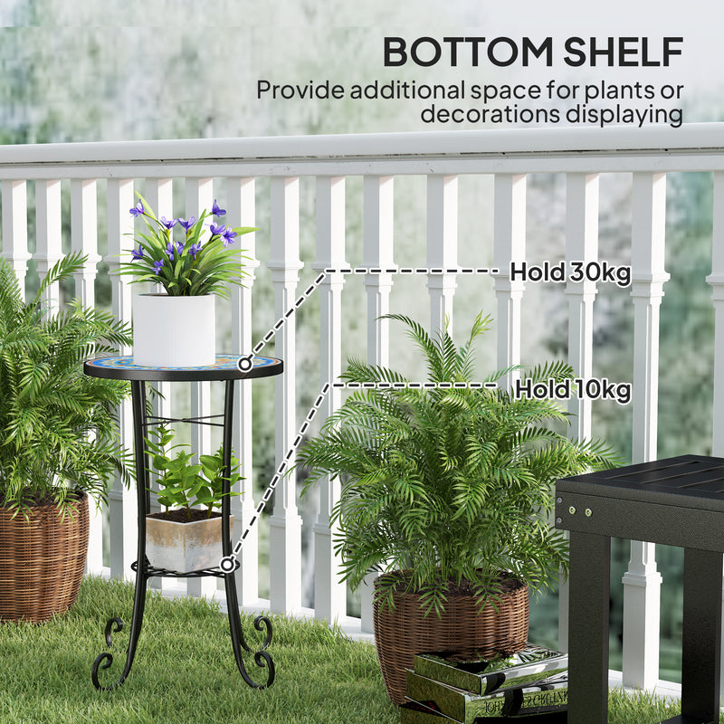 Mosaic garden side table – image 5