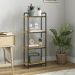 4-tier bamboo bathroom shelf – image 9