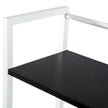 Industrial desk with bookshelf – image 7