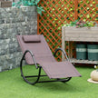 Brown rocking lounger – image 2