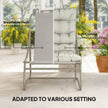Cushioned texteline bistro set – image 5