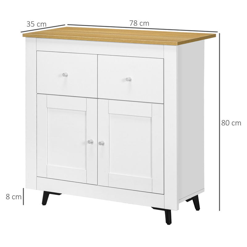 White sideboard cabinet – image 3
