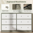 Wide 6-drawer chest of drawers – image 6