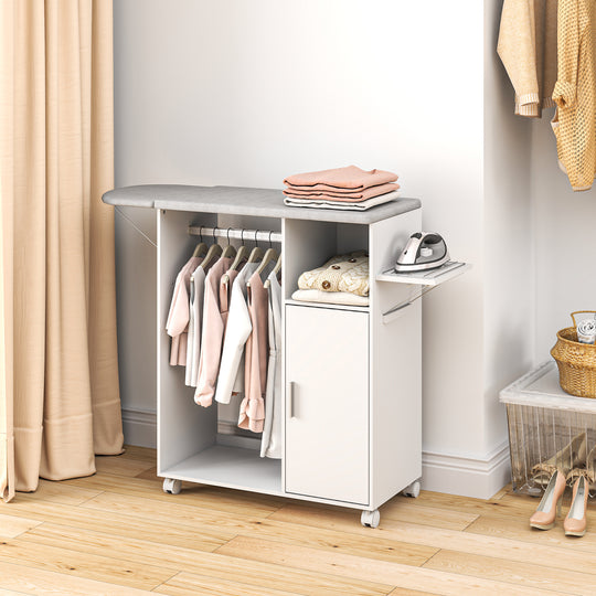 Rolling ironing board cabinet – image 2