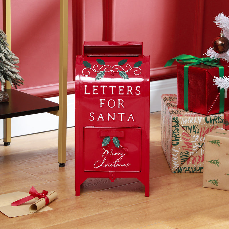 Close-up of the postbox door