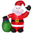 4ft Santa on a white background
