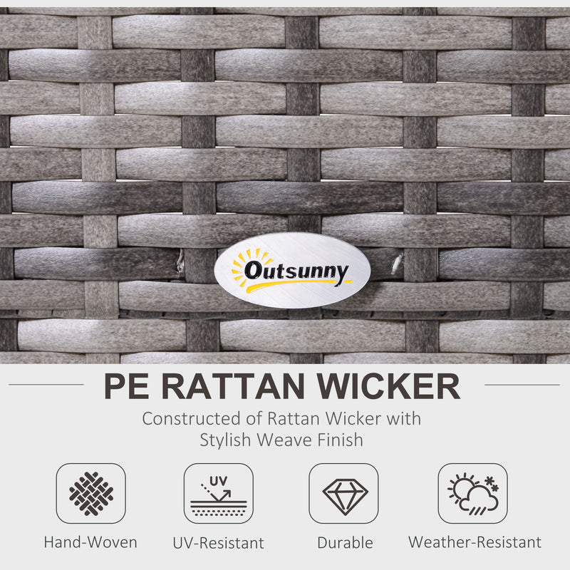 Half-round rattan sofa set – image 4