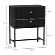 Raised ridged bedside table – image 3